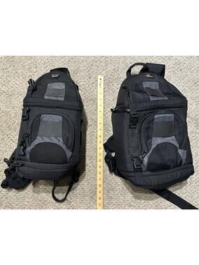 Lowepro Slingshot 100 AW & 200 AW sling pack Black Camera Pack Grey Photography